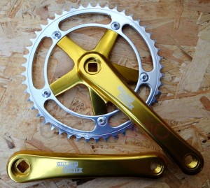 Korba Sturmey Archer FCT66 złota anodowana