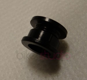 Śruba do blatu ALUMINIUM krótka czarna