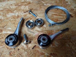 Manetki Sunrace szosowe 2 x 7 SLR37