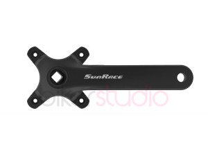 Korba SUNRACE M9 175mm czarna bez zębatki