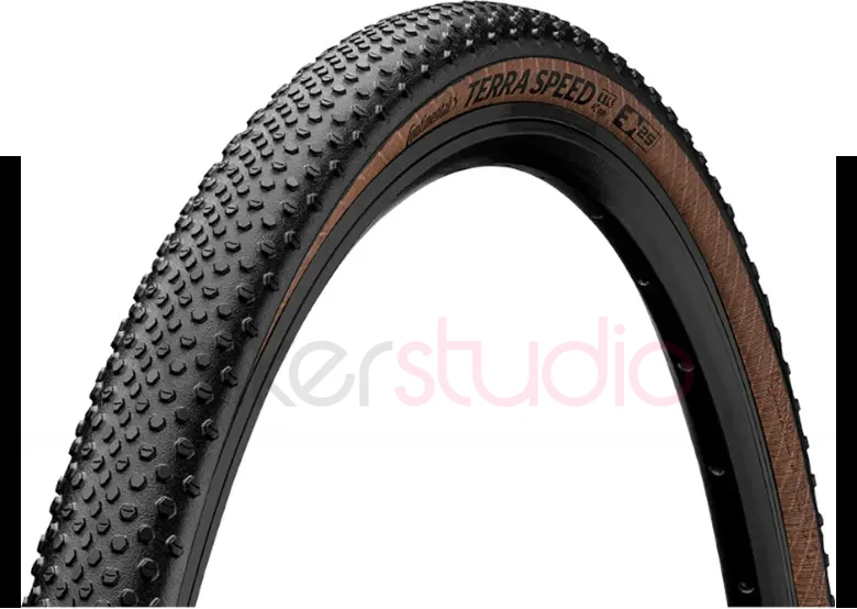 Opona Continental Terra Speed ProTection 700x40C zwijana brązowy