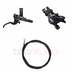 Hamulec tarczowy SHIMANO DEORE XT BR-M8100 Prawa strona/tył Żywiczny bez radiatora Bez adaptera 1700 (czarny)