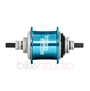Piasta tylna Sturmey Archer S2 32 otw. KickShift 2 biegi niebieska