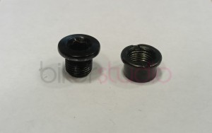 Zestaw śrub do blatu 5szt krótka 1rz czarna