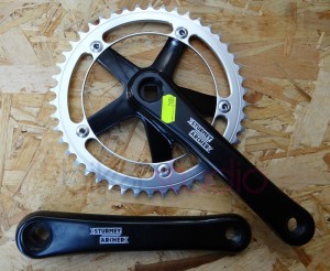 Korba Sturmey Archer FCT66 czarna anodowana