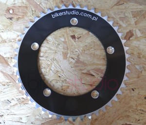 Najmocniejszy blat torowy ostre koło PA9 czarny malowany