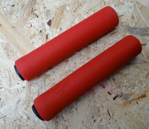 Chwyty V-Grip silikonowe czerwone