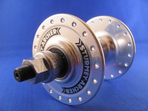 Piasta przednia Sturmey Archer HBT srebrna 36otw.