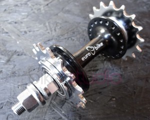 Piasta tylna Novatec Eurobike czarna ostre/ostre 36otw.