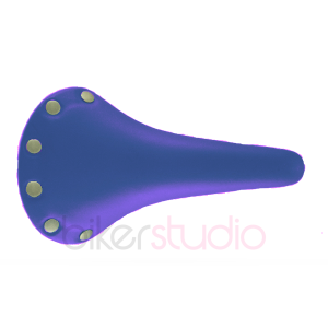 Siodełko Velo VL-1221 niebieskie z nitami PLUSH